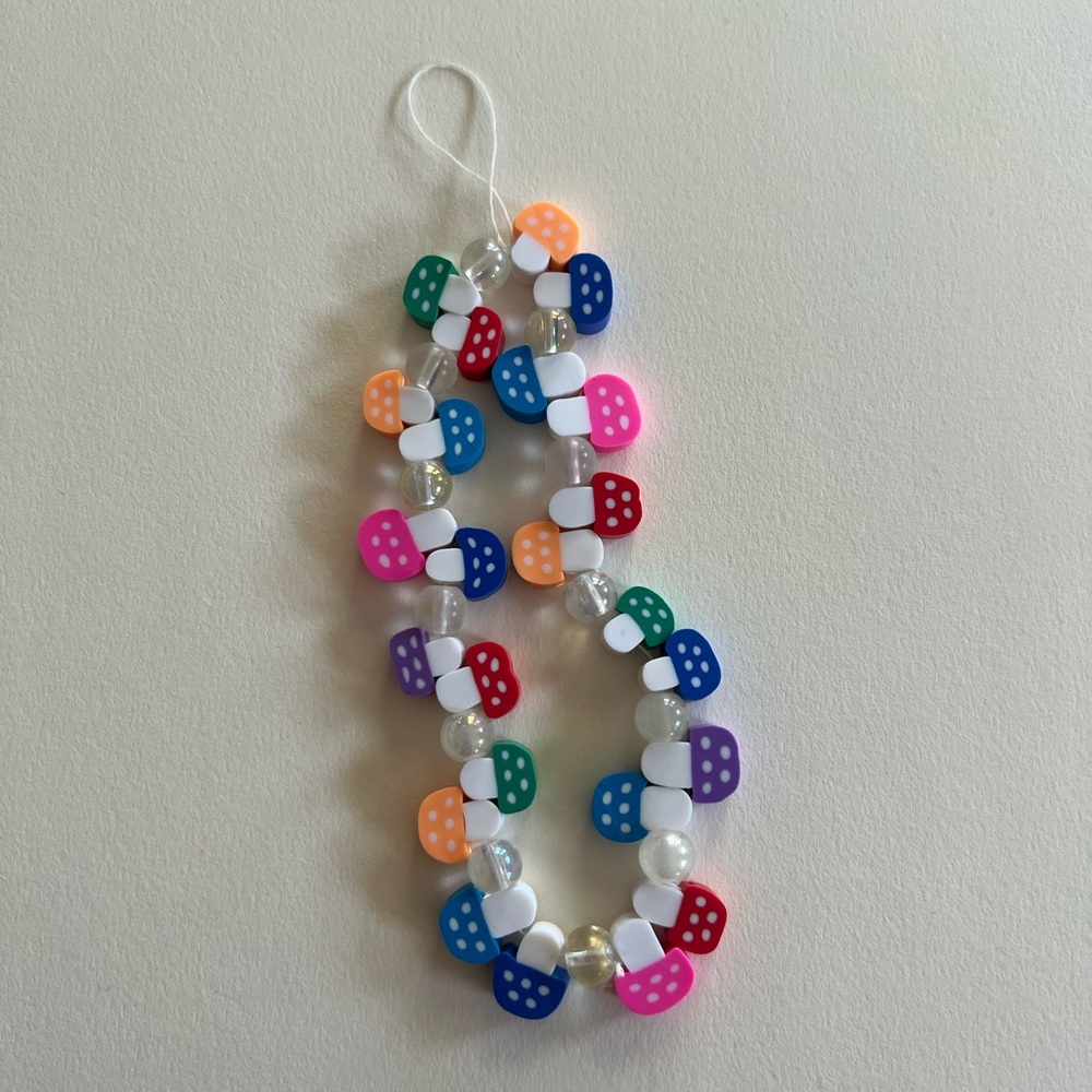 Mushroom Phone Charm